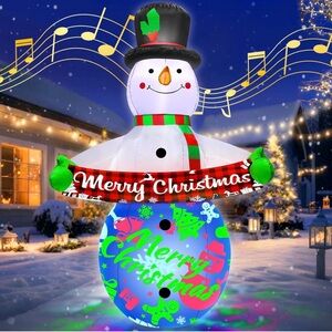 7ft Inflatable Snowman Christmas Decoration